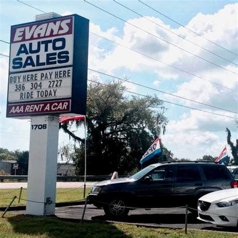 buy here pay here in daytona|Welcome to Evans Auto Sales of Daytona Beach, FL.